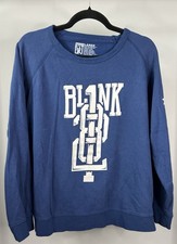 Blink 182 Blue Varsity Pullover Sweatshirt Neighborhoods Era Women  s Size Large