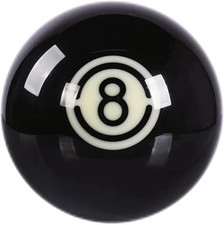 Billiards 8 Cue Balls,2-1/4 Inch Billiard Ball,Regulation Size,Black 8 Pool Ball