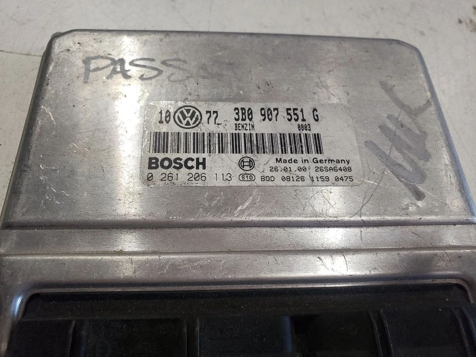 Engine Control Module ECU - 2000 Volkswagen Passat - OEM 3B0907551G - Image 3 of 4