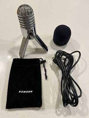 SAMSON Meteor Mic USB Condenser Microphone plus Mic Cover Foam Windscreen