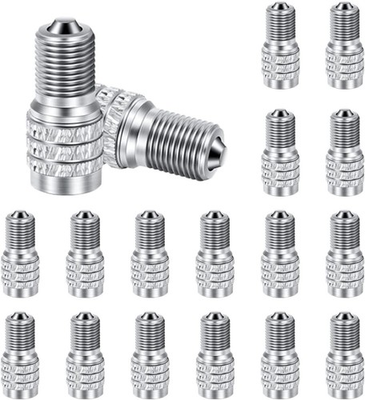 #ad 20 Pcs Double Seal Metal Valve Stem Caps for High Pressure Truck Car RV Semi $18.22