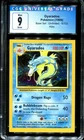 GYARADOS #6 HOLO SQUARE CUT ERROR MISCUT CGC 9 1999 POKEMON BASE SET