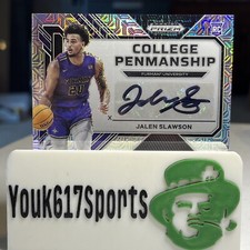 2023 Jalen Slawson Panini Prizm Draft Picks RC College Penmanship Mojo /25 Auto