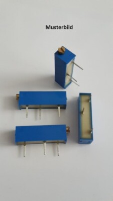 NoName, 10 St. Spindeltrimmer, liegend, 100KΩ, RM2,5x12,7, unbenutzt