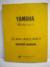 Vintage Yamaha DK40A 40AI 40AS Service Manual Book Electronic Organ Original