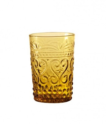 Zafferano Zafferano Provenzale Bicchiere Rock Ambra 27 Cl 73 x 105 Mm 6 Pz