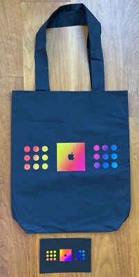 Apple 5th Fifth Avenue Ave NYC Cube Grand Reopening Tote Bag 2019