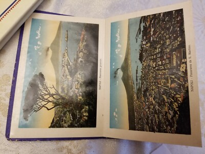 Ricordo Di Napoli 32 Vedute (Colorized Post Card Booklet) | eBay