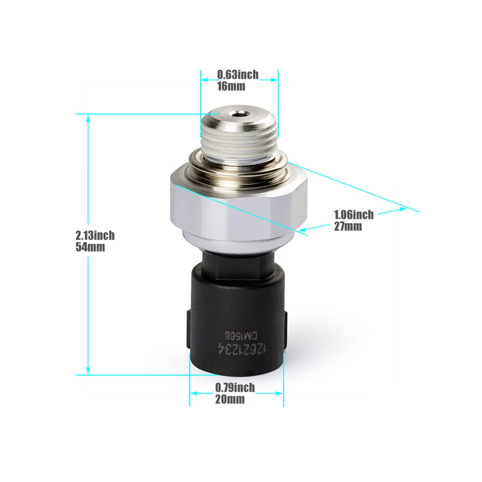 Sensor de pressão do óleo do motor com gaxeta para GMC Yukon XL 1500 6.2L 5.3L 12621234 NOVO - Imagem 2 de 4