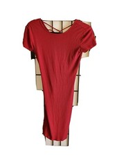 Womens Forever 21 Maroon Bodycon Stretch Dress Size S