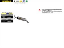 Auspuffanlage Race-Tech Aluminium-Carbon Arrow Kawasaki Z 900 E 2017-20