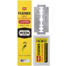 Feather Double Edge Safety Razor Blades 200 Count
