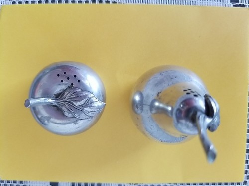 Zinn Apfel & Birne Salz/Pfefferstreuer Set - Bild 4 von 5