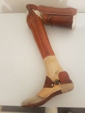 Vintage Rare Collectible Leather False Right Leg Swiss Made Vgc Otto bock R508 