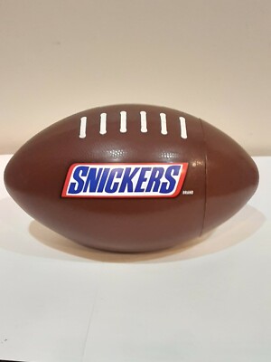 SNICKERS NFL PLASTIC FOOTBALL CANDY DISH