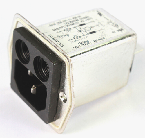 (Lot of 5) Schurter Power Entry Module w/ Line Filter 5707.0603.313 IEC ...