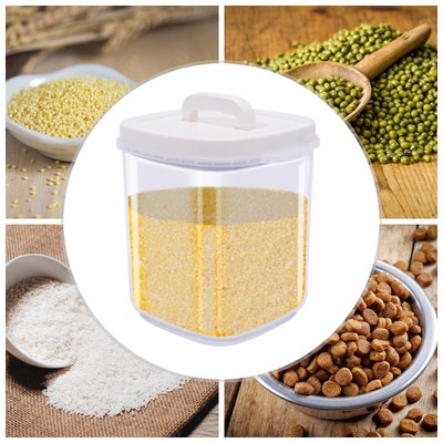 20lbs Dry Food Flour Rice Bean Container And Lid Large Airtight Food Storage Bin