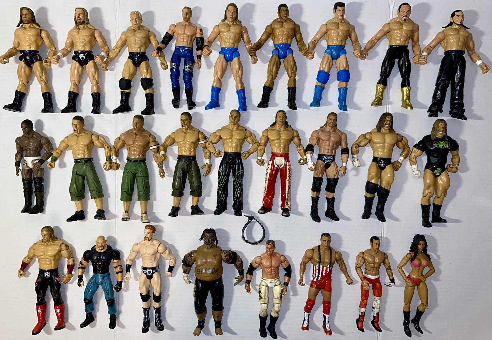 TNA Marvel, Jakks Toys Lot Of 26 Wrestling Action Figures WCW WWE WWF