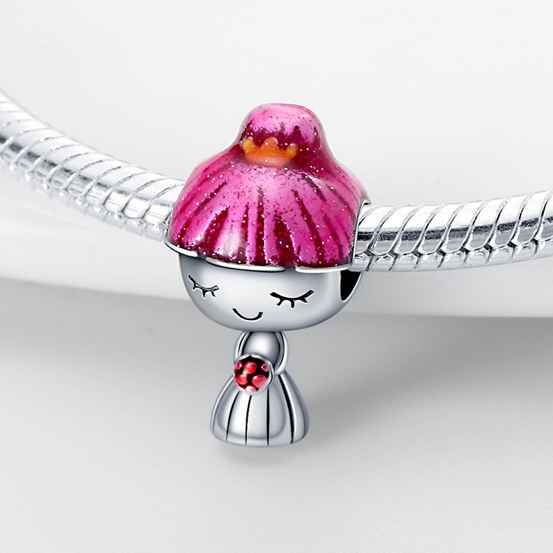 Bridesmaid Charm Genuine 925 Sterling Silver Mum Wedding Dress Jewelry