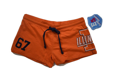 E5 Campus Classics NCAA Womens Illinois Fighting Illini Shorts NWT M, L, XL