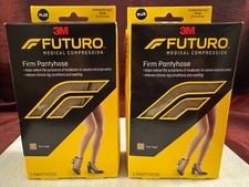 *Read* 2x FUTURO Plus Size Firm Compression Pantyhose 20-30 mmHg SHIPS FAST