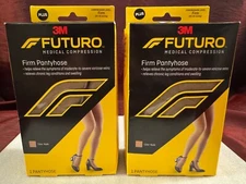 *Read* 2x FUTURO Plus Size Firm Compression Pantyhose 20-30 mmHg SHIPS SAME DAY