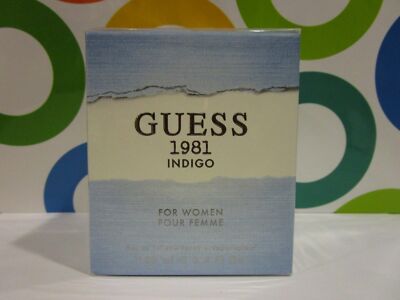COTY ~ GUESS 1981 INDIGO EAU DE TOILETTE SPRAY ~ 3.4 OZ