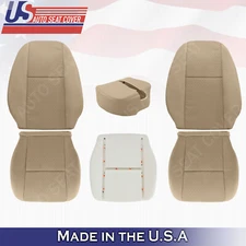 2009 2010 2011 2012 2013 2014 Chevy Silverado Driver Passenger Cloth Covers Tan