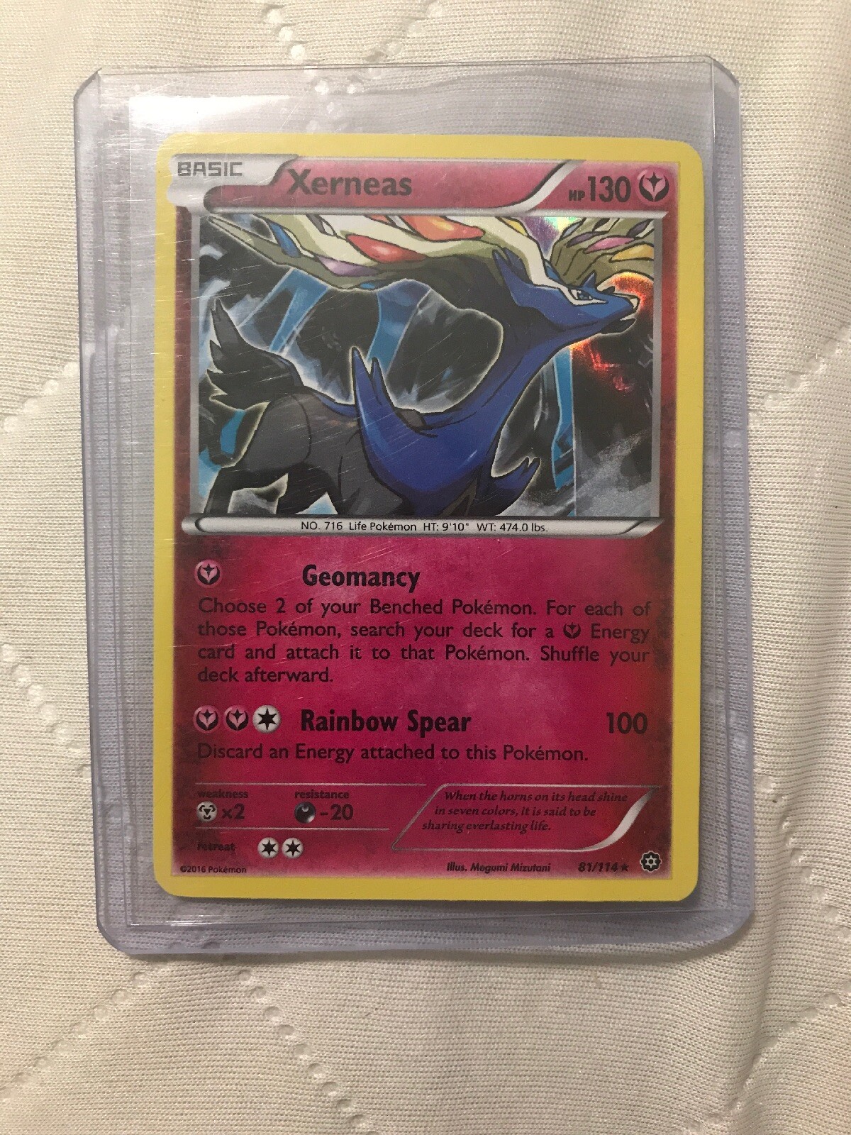 Xerneas - Steam Siege - 81/114 - Holo - NM