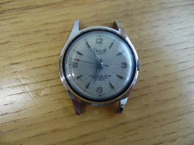 mens TAYLOR 17 jewels Neverbreak Spring Anti magnetic incabloc no band works