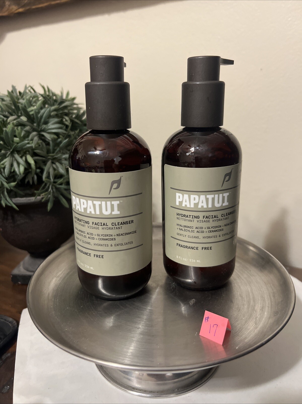 Papatui Hydrating Unscented Facial Cleanser 8 oz 2-Pack