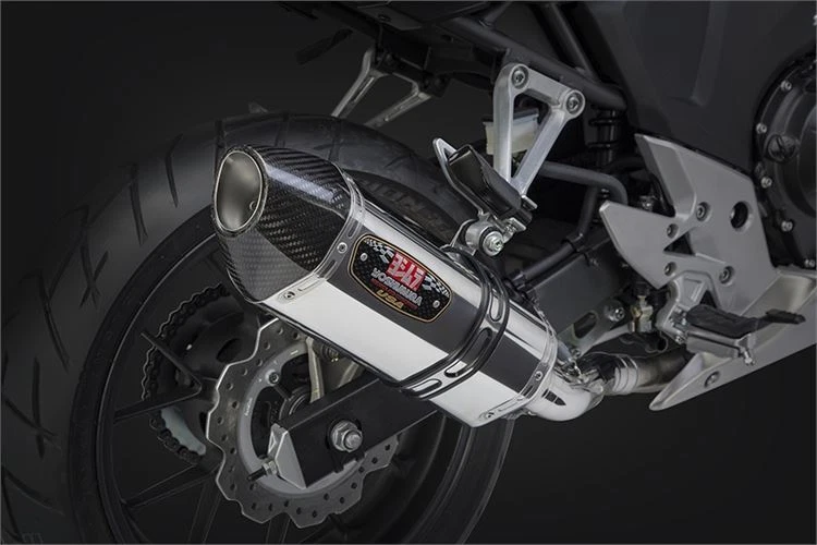 Escape Yoshimura acero inoxidable R77 sin cordones carrera Honda CB500X 2013-2016 Foto 2 de 4