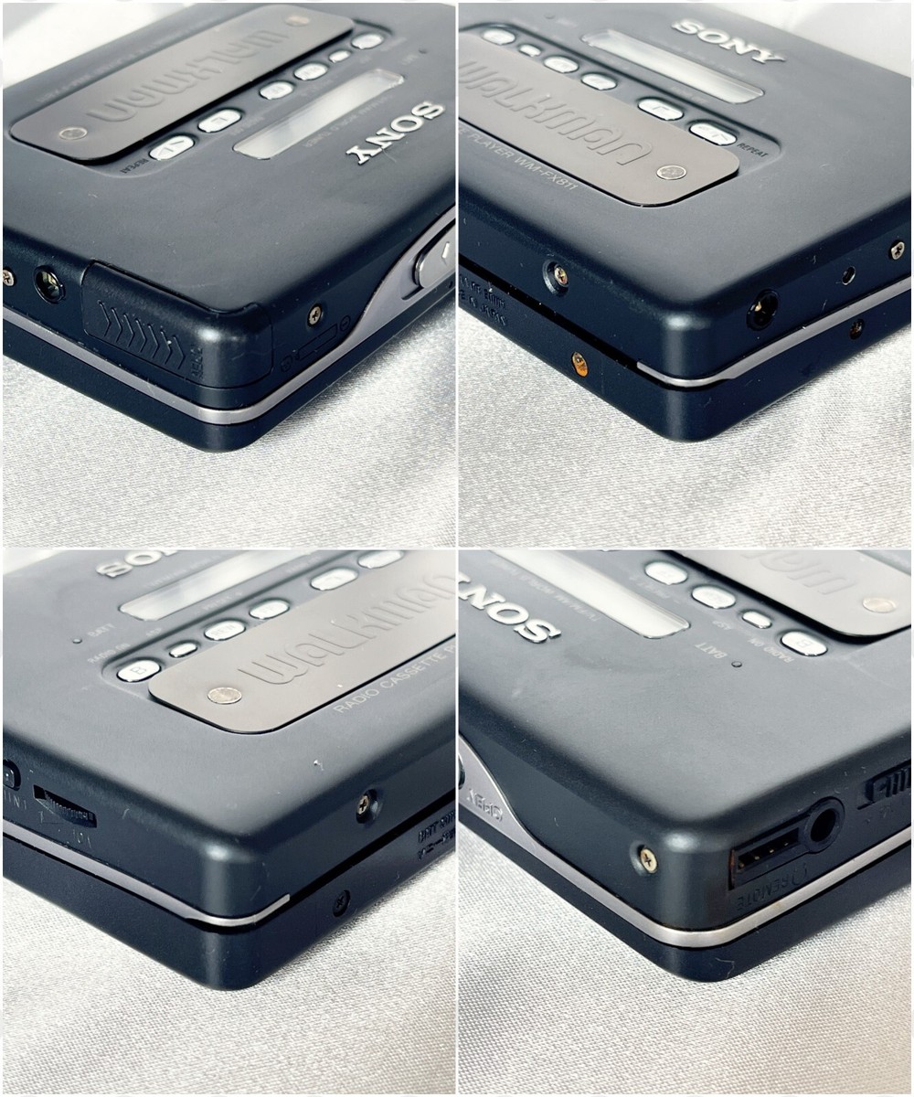 SONY WM-FX811 1995 Walkman Black Radio Cassette Player Made SONY WM-FX811 1995 Walkman Black Radio Cassette Player Made
