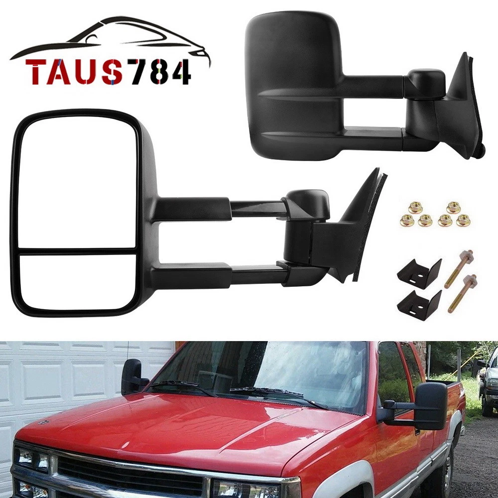 Pair Manual Tow Mirrors for 1988-1998 Chevy GMC C/K 1500 2500 3500 Side Mirrors
Opens in a new windo