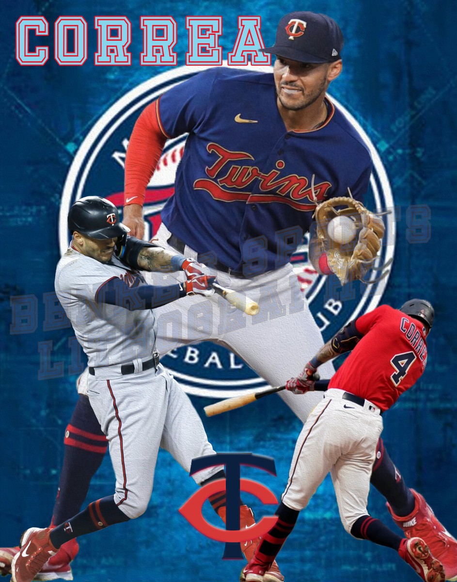 Minnesota Twins Lithograph print of Carlos Correa 2023 11 x 14 | eBay
