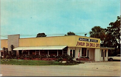 Mead's Store, Jewelry Sea Shells Gifts Vero Beach FL Vintage Postcard U60