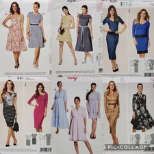 Burda UNCUT! U-PICK! DRESSES Sewing Patterns Misses Miss Women Plus Size US 6-32