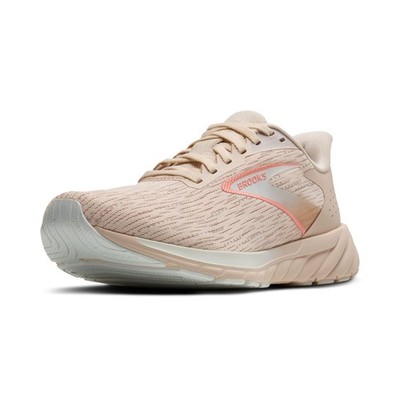 Brooks Womens Anthem 7 Neutral Running Shoe - Almond/Grey/Desert Flower - 8