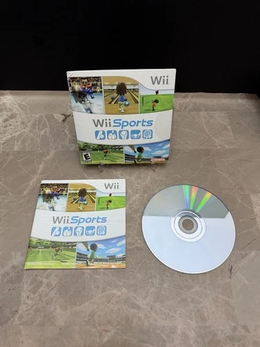 New ListingWii Sports (Nintendo Wii, 2006) Cardboard Sleeve CIB Complete Tested Working