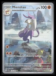 Mienshao 134/086 Scarlet & Violet: White Flare Illustration Rare Holo