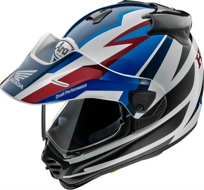 Arai XD-5 Honda Africa Twin Dual Sport Motorcycle Helmet Blue | eBay