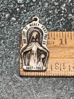 Vintage Catholic 1962 Our Lady Of Mercy Mary Silver Tone Religious Medal — photo 4