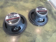 Vintage Rare Old School Pyle Pro 12" HW1270/04 1098032 Car Drivers Woofers 4 Ohm