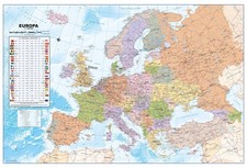 Politische Europakarte als Poster, deutsch, c...