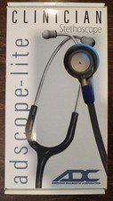 ADC Adscope-Lite 619RB Clinician Stethoscope Adult 30" Royal Blue