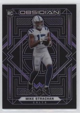 2021 Panini Obsidian Rookies Electric Etch Purple 77/100 Mike Strachan #192 b8r