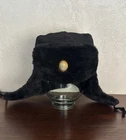 Vintage Ukrainian Military Ushanka Hat – Size 59 cm – Old Model, plastic cockade