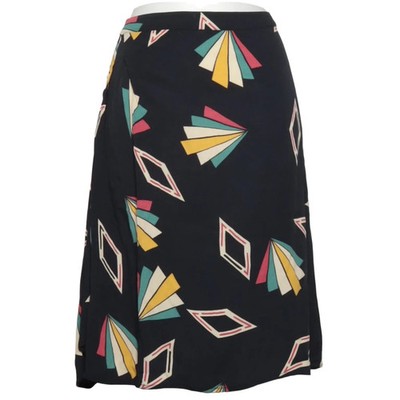 Ba&sh, Rock, Größe: L, Blau/Mehrfarbig, Viskose, Print, Damen #IVu