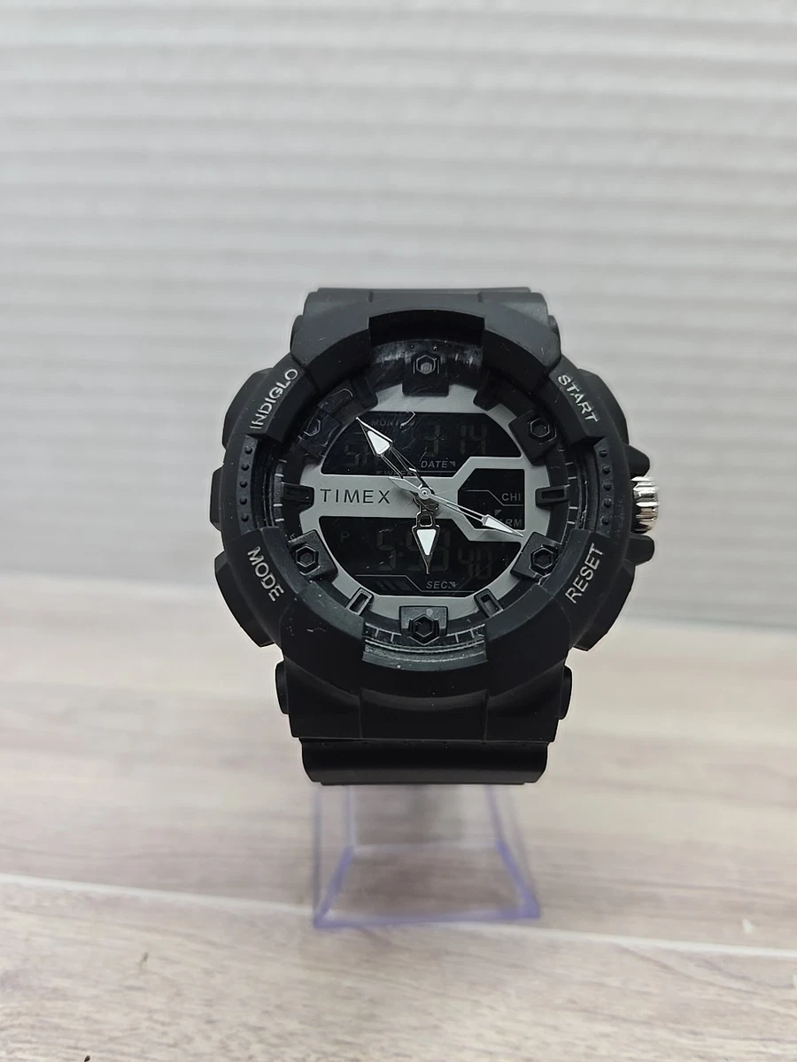 Timex Orologio Analogico al Quarzo Uomo con Cinturino in Plastica TW2V77100JR
