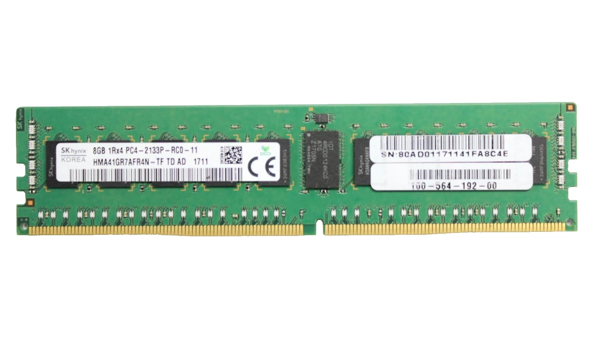 SK hynix DDR4 SDRAM Network Server 8 GB Capacity per Module Memory